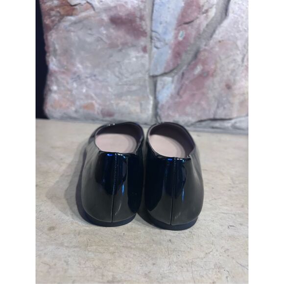 Mix No. 6 Dayley1 Faux Patent Leather Black Ballet Flats Size 8 - Picture 3 of 10